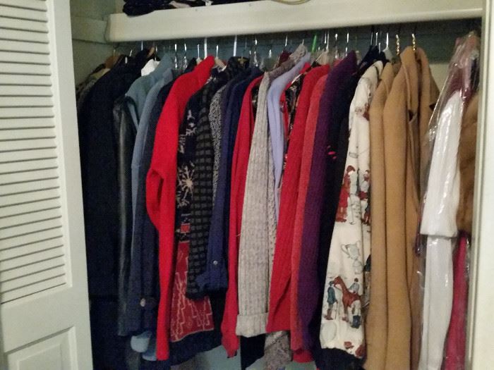 Designer Women's Coats & Sweaters (Many Size Large)