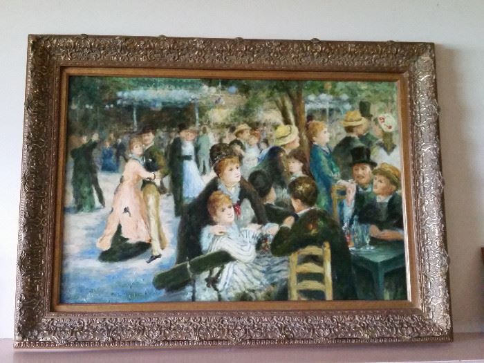 Large Renoir Reproduction 44"Wx32"H