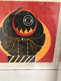 Wood block, 20th c.