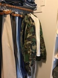 Clothing and army gear 