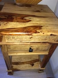 Matching Hickory side table