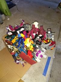 Huge lot of 1990's Transformer toys