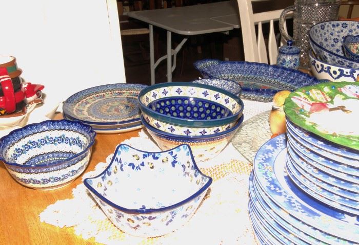 Polish Pottery and Dishes