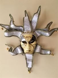 Oversized  Mardi Gras mask