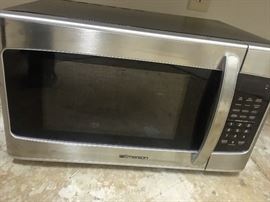 Emerson stainless microwave