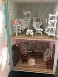 Dollhouse and furnishings 