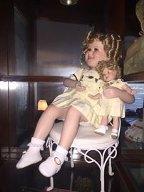 Shirley Temple dolls and memorabilia.