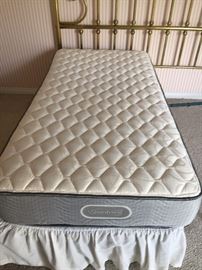 One of two twin mattresses -Plush & like new. 