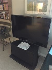 One of several flat panel T.V.s. 
