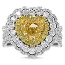 GIA Fancy Yellow Diamond
