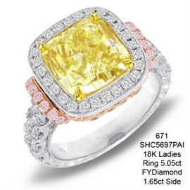 GIA Fancy Intense Diamond
