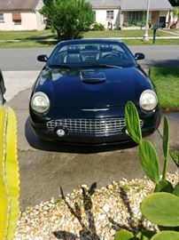 Clean on Car Fax..2002 Thunderbird with 73,000 miles and a car cover. Taking bids !! Text 3219611691 and leave name, bid & phone #