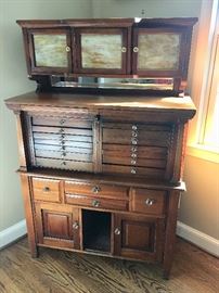 Antique dentist cabinet