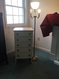 Chest of Drawers and Torchier https://ctbids.com/#!/description/share/53903