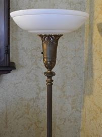 Antique torchiere lamp...