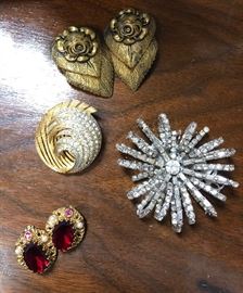 Antique Clips and Rhinestones, Rhinestones, Rhinestones