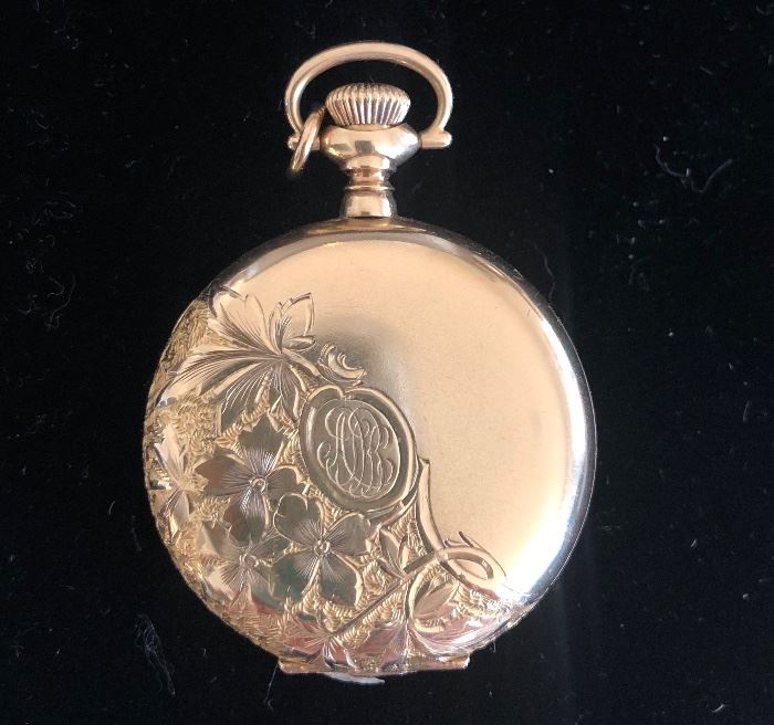 Antique Ornate 14kt Gold Ladies' Pocket Watch
