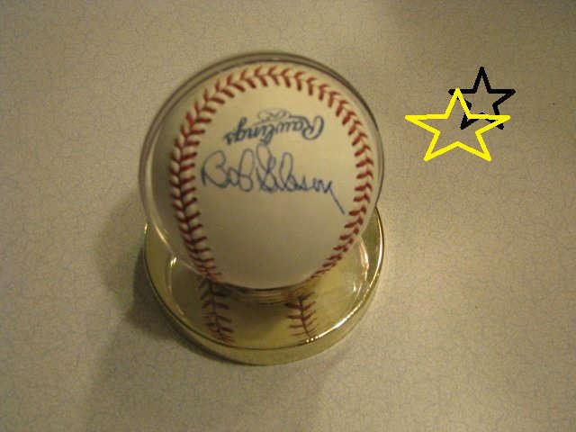 Bob Gibson signed baseball