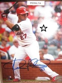 St. Louis Cardinals  27, Peralta signed picture