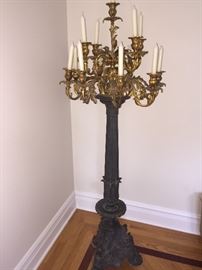 Pair of Floor Candelabras.