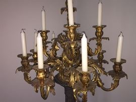 Pair of Floor Candelabras.