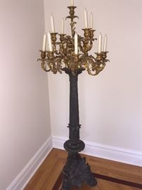 Pair of Floor Candelabras.