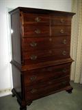 More...Stunning Solid Cherry Traditional Chest on Chest!