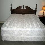 More...Stunning Solid Cherry Traditional Queem Bed!