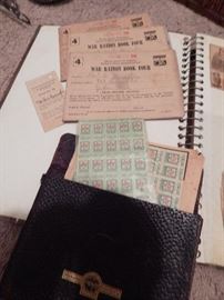 War Ration Books.  S&H Green Stamps