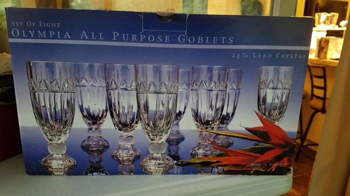 Olympia Crystal Goblets