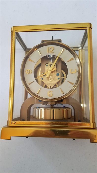 Le'Coultre Brass Atmos Clock