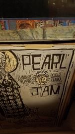 Authentic Rare Pearl Jam Concert Poster 1998
