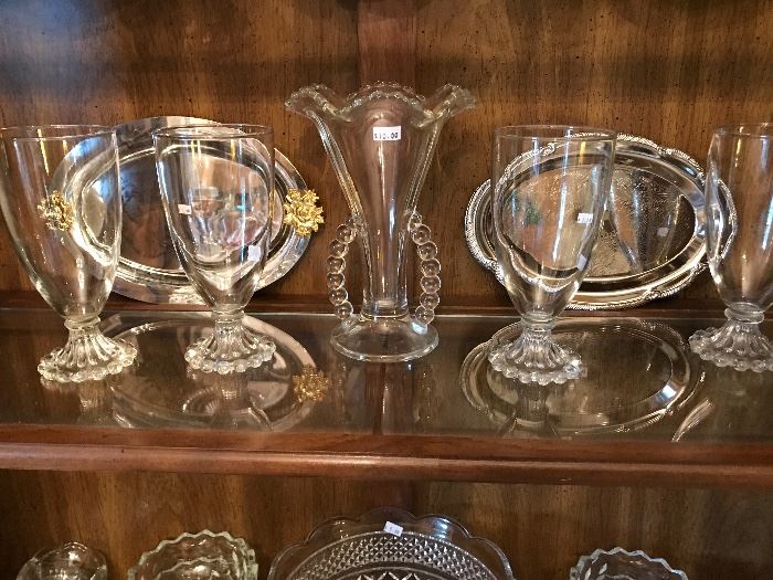 glassware, candlewick