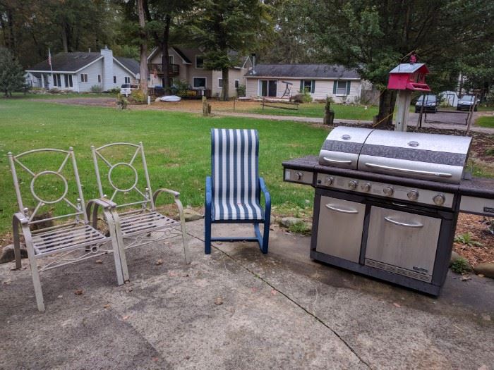 Patio Chairs $2, gas grill $25