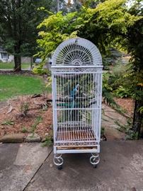 Birdcage, complete with parrot (not live) $10