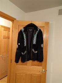 2 Beautiful fringed & beaded jackets $75 each