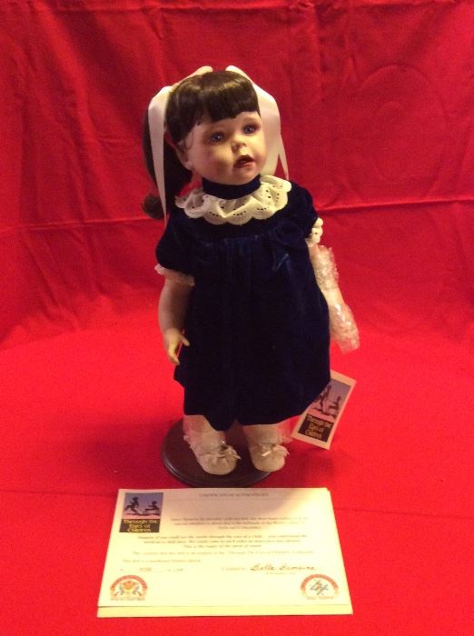 Collectible and porcelain dolls