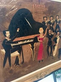 Original art “Phantom of the Opera” by Nashville artist Ron Baldwin