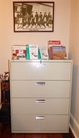 4 Drawer Lateral Filing Cabinet, Office Supplies