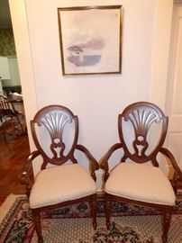2 arm chairs (part of 6 chair set)