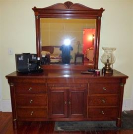 Lexington triple dresser with mirror (part of 4 piece set)