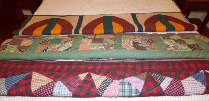 Vintage handmade quilts