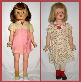 2 Vintage Tall Dolls including Little Miss Echo 