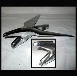 1955 Chrysler Hood Ornament in Excellent Condition, there are a couple more available in fair condition 