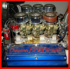 331 Hemi Chrysler Firepower Engine in the 1953 Chrysler Town Limo 
