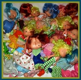 A Large Strawberry Shortcake Collection including Dolls, Clothes, Shoes and Accessories 