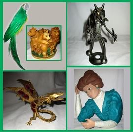 Feathery Parrot, Lion Family Box, Tool Critter, Dragon and Lady 