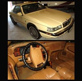1991 Chrysler TC by Maserati in Very Good Condition with Excellent Leather Interior 
