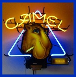 Neon Camel Cigarettes Sign 