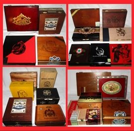 Nice Cigar Box Collection  including A. Fuente